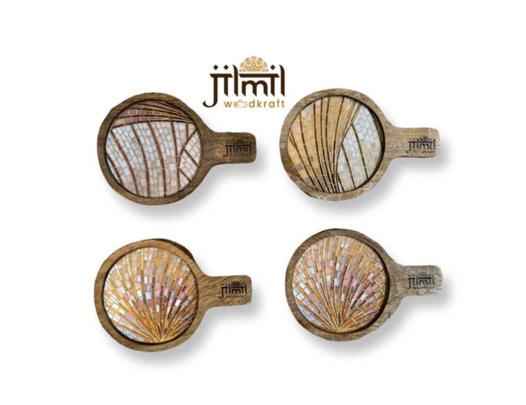 Mini Badminton Platter Overhead View