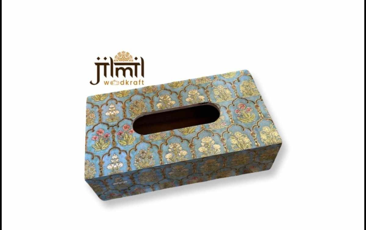 Premium Tissue Box by Jilmil Woodkraft
