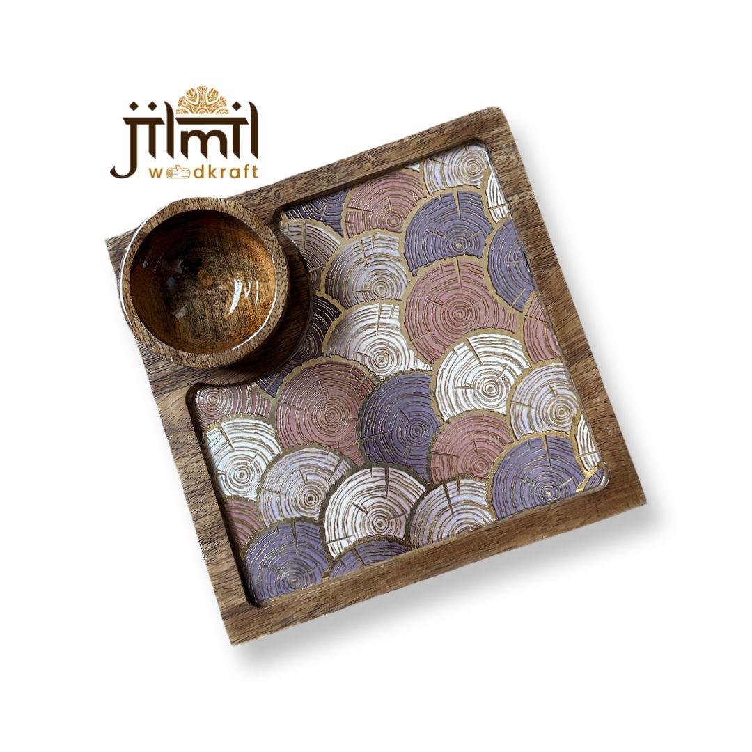 1 Bowl Square Platter Style 10