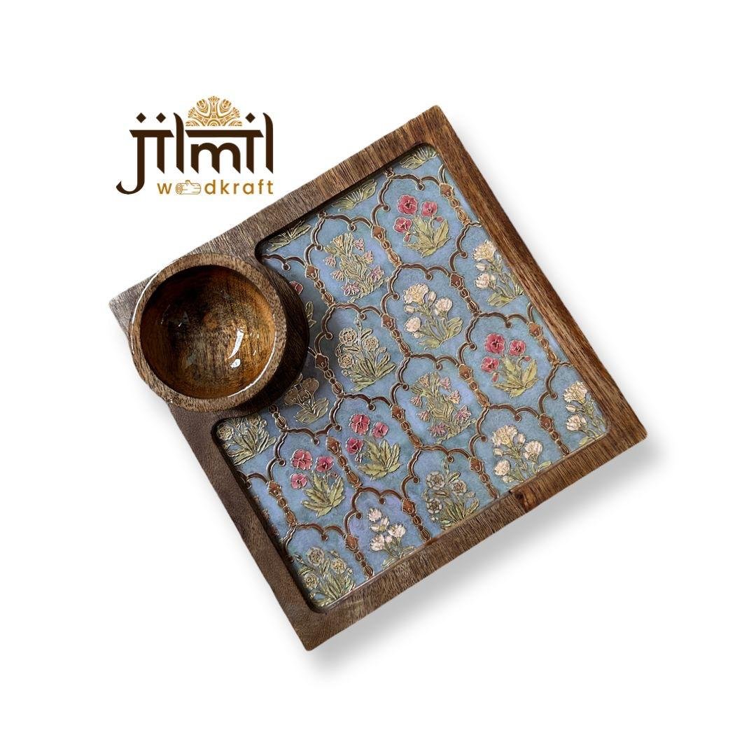 1 Bowl Square Platter Style 15