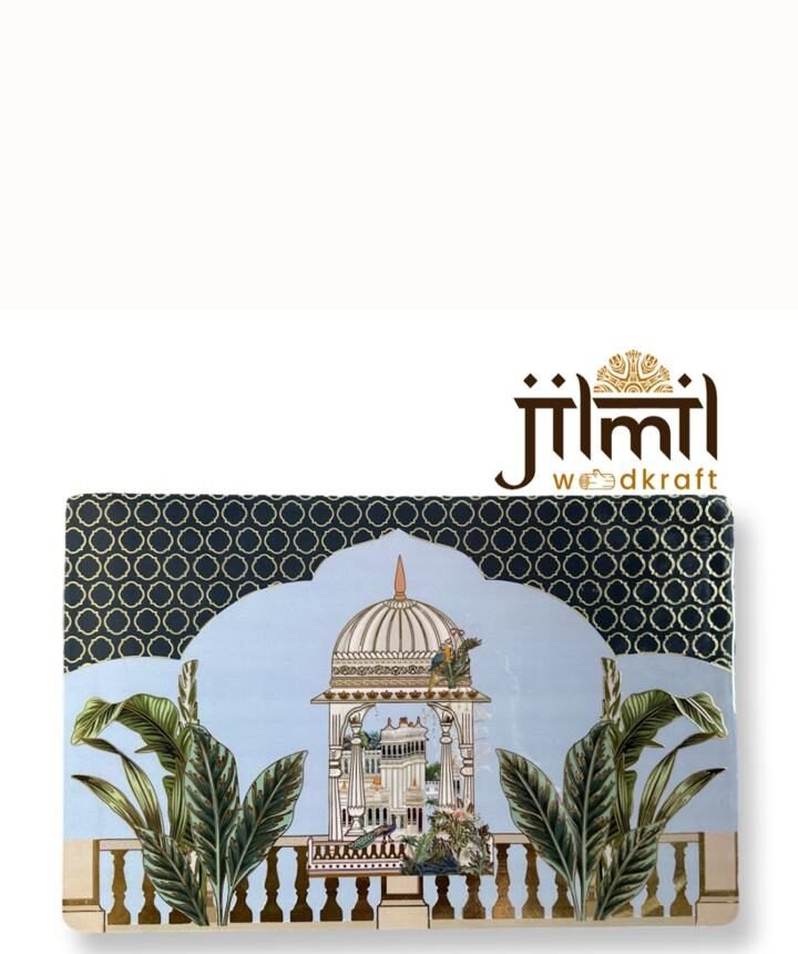 Fabric Laminated Table Mat - Design 19