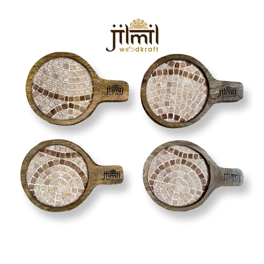 Mini Wooden Platter Design 02