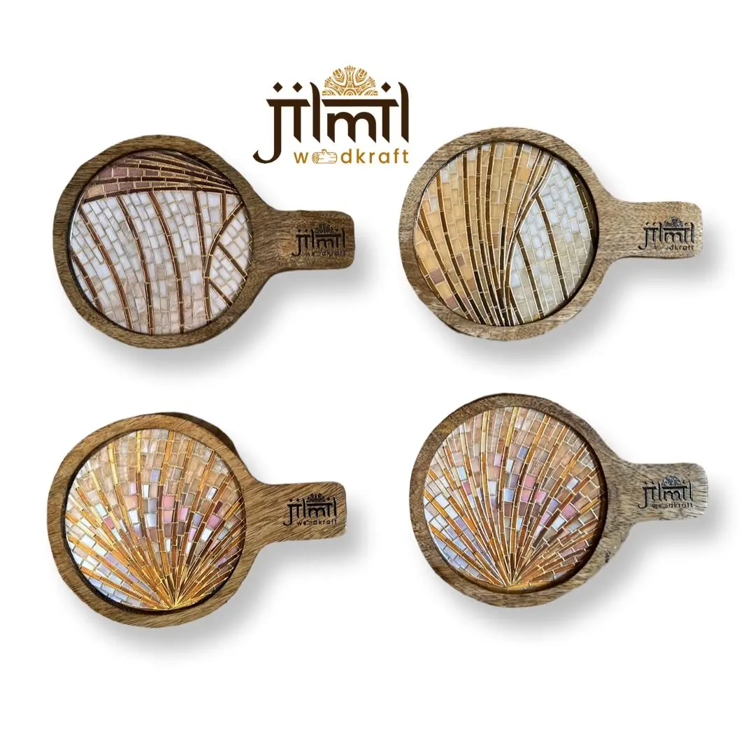 Mini Wooden Platter Design 03