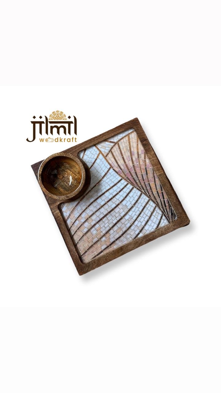 1 Bowl Square Platter Style 06