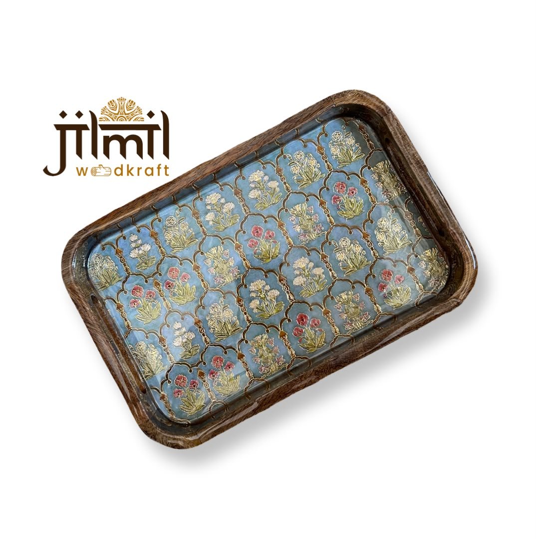 Mango Wood Tray 8x12 Style 07